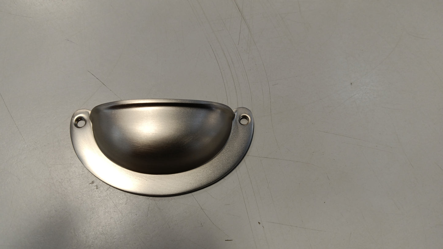 Ansel Brass Cup Pull Brushed Nickel